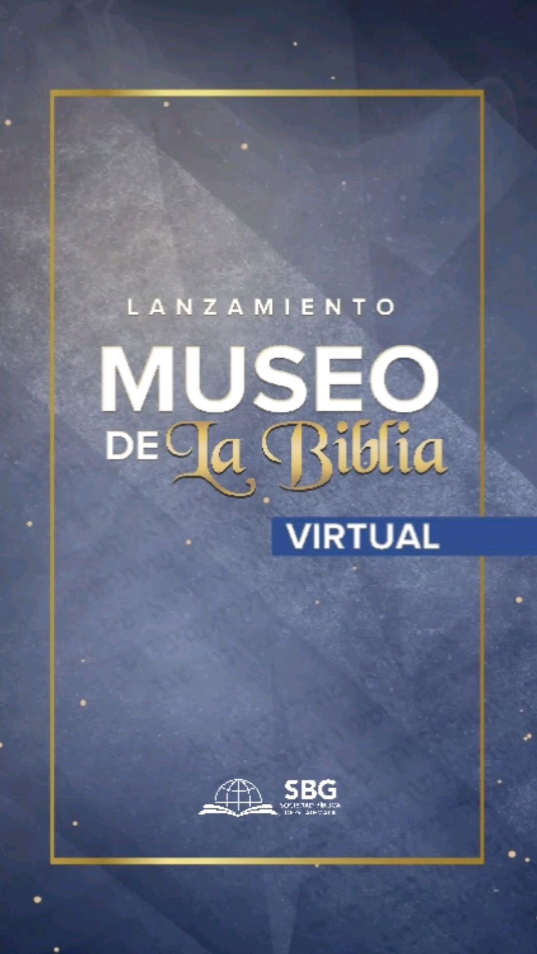 El cielo y la tierra pasarán, pero mis palabras no pasarán. 💫 Mateo 24:35 (RVR1960)
Conoce la historia de la Biblia desde la comodidad de tu casa. 

🔔 No te pierdas nuestra transmisión del lanzamiento del Museo de la Biblia Virtual. 
🗓 Viernes 22.07.2022 a las 🕘 9:00 a.m.

___________
#lanzamiento #museo #biblia #virtual #live #22 #julio #sbg #guatemala