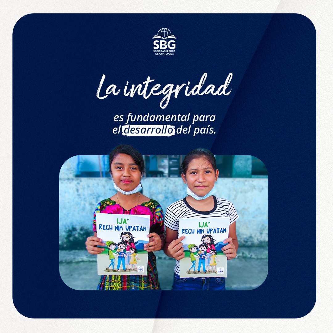 Nuestros materiales de enseñanza fomentan la integridad en los niños, para que ellos puedan formarse como buenos ciudadanos.

#SBG #guatemala