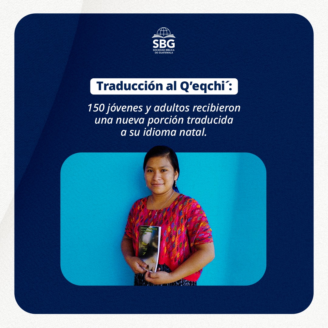 Actualmente, un grupo de traductores de Sociedad Bíblica de Guatemala continúa la ardua labor de traducir la primera Biblia de Estudio a un idioma maya! 

#SBG #guatemala