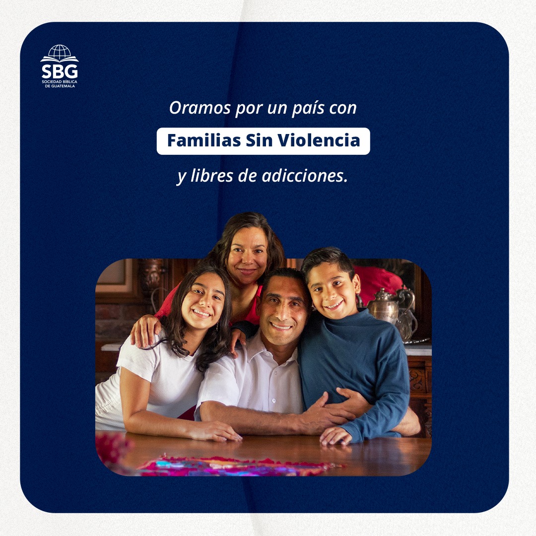 Familias Sin Violencia es un proyecto que sirve para proveer de materiales, basados en las Escrituras y en testimonios y experiencias de primera mano, a aquellas personas que pasan por un proceso de adicción, y a aquellos familiares que los acompañan, de manera que puedan tener una guía en este proceso. 

#SBG #guatemala