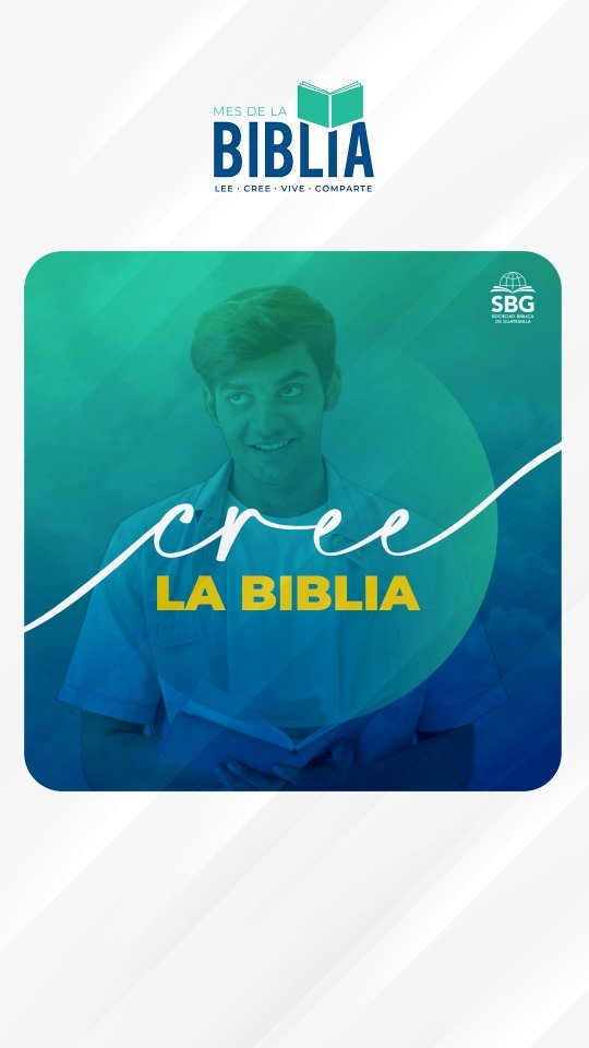 Esta semana te invitamos a ¡Creer la Biblia!

Creer en la Biblia es confiar en las normas e instrucciones de vida que en ella encontramos, así cómo el consuelo y la paz que sus enseñanzas nos dan.

#SBG #Guatemala #MesDeLaBiblia