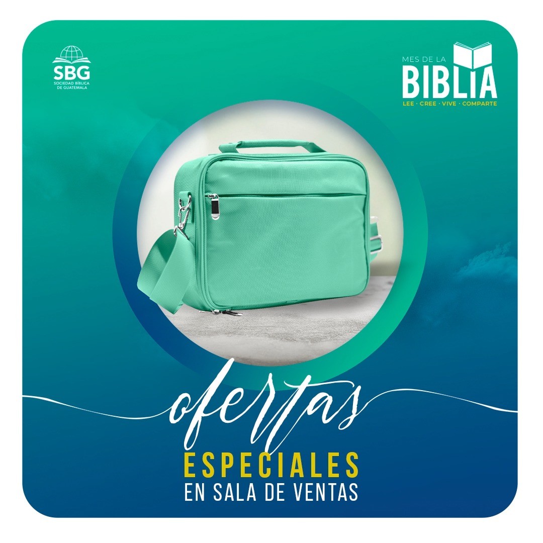 ¡Ofertas especiales durante el Mes de la Biblia!
Forro para Biblia Devocional Bibliarte a sólo Q99.

*Oferta exclusiva en nuestras salas de venta.
*Bibliarte se vende por separado

#SBG #Guatemala #MesDeLaBiblia