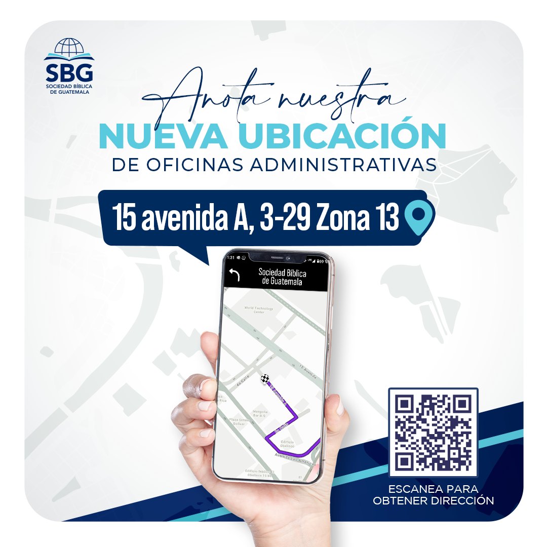 📍NUEVA UBICACIÓN📍

Ahora nuestras oficinas administrativas se encuentran en 15 avenida A, 3-29 Zona 13, Ciudad de Guatemala. 

Anota la nueva dirección 🏢 Estamos para servirte 🙌