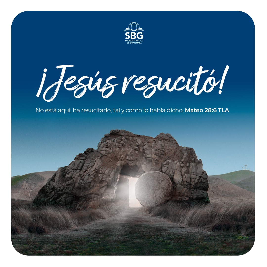 🌟 Él lo dijo y lo cumplió: Jesús resucitó 🌟

No está aquí; ha resucitado, tal y como lo había dicho. Mateo 28:6 TLA 📖

#SociedadBiblica #SBG #VersiculoDelDia #Resucitó #Jesus #Biblia #Guatemala
