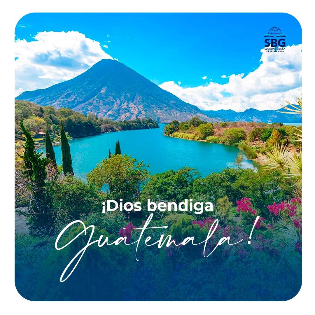 ¡Bendecimos a Guatemala! 🇬🇹
Hoy conmemoramos un año más de independencia en Guatemala y oramos para que Dios siga mostrando su misericordia a los guatemaltecos, que guíe a los líderes y sociedad para caminar como un mismo cuerpo en Cristo para su gloria. 🙌
 #YoBendigoAGuate #YoBendigoAGuate #Guatemala #SociedadBiblica #SBG #GT #Independiencia