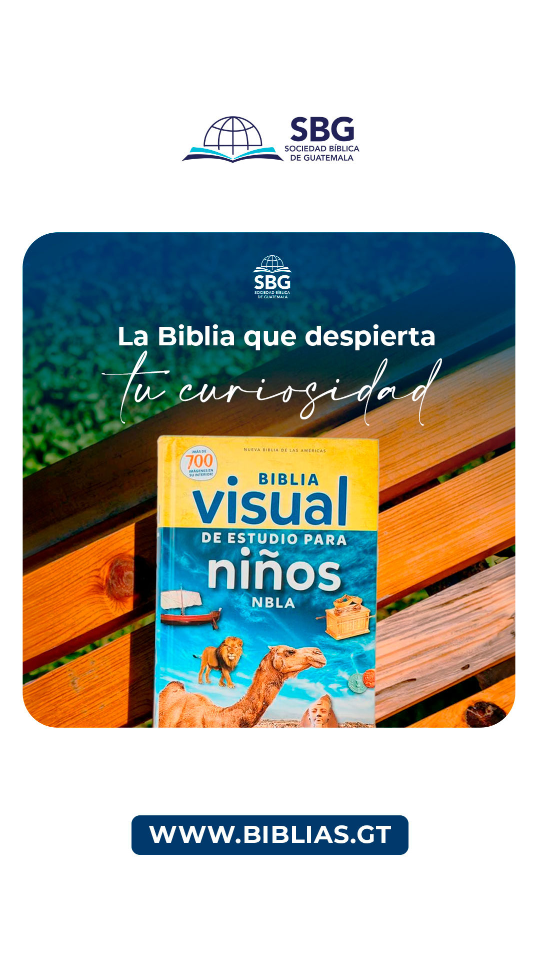 ¡Los niños también estudian la Biblia! 👦🏽📖👧🏽 Encuentra herramientas útiles y llamativas para que a temprana edad los niños puedan enamorarse de las maravillas que cuenta la Biblia y conocer la gran historia de salvación por todo el mundo. ✝
💻 Ingresa a https://biblias.gt/productos/480 para comprarlo en nuestra tienda en línea
⚠ 30% de descuento en octubre 2024
#SBG #SociedadBiblica #Niños #Guatemala #Guate #GT #FelizDia #Infantil #TiendaEnLinea #Compras #MaterialDidactico #Enseñanza #EstudioBiblico #Niñas #NBLA #Estudio