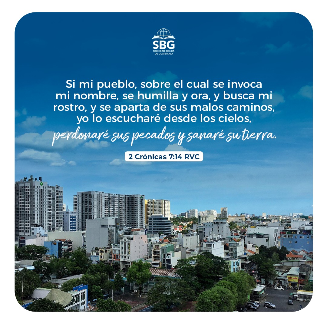 Hoy clamamos por la libertad en Jesús y sanidad en la tierra de Guatemala. 🙏 #OremosPorGuate 
#SBG #SociedadBiblica  #Guatemala #Guate #GT #OremosJuntos #Biblia #Oremos #Oracion #DiaDeLaRevolucion