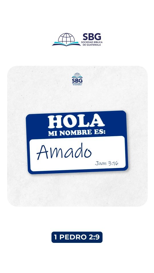 ¿Quién soy para Jesús? 🌟
Recuerda: Tu identidad está en aquel que te llamó a salir de la oscuridad para entrar en su luz maravillosa. ✝
📖 Pero ustedes son una familia escogida, un sacerdocio al servicio del rey, una nación santa, un pueblo adquirido por Dios. Y esto es así para que anuncien las obras maravillosas de Dios, el cual los llamó a salir de la oscuridad para entrar en su luz maravillosa. 1 Pedro 2:9 DHH
#SBG #SociedadBiblica  #Guatemala #Guate #GT #Devocional #Biblia #EstudioBiblico #Versiculo