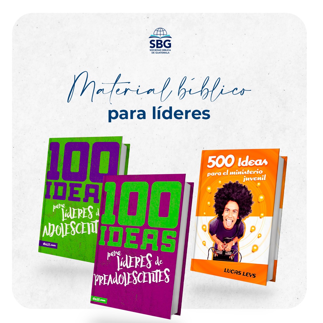 +500 ideas para el ministerio de jóvenes🔥😎🌟
Querido líder, no sigas quebrándote la cabeza para trabajar con los jóvenes y adolescentes. Encuentra este y muchos más materiales bíblicos para enriquecer tu ministerio en:
📍 Sala de ventas zona 9
📍 Sala de ventas Quetzaltenango
📍 www.biblias.gt
#SBG #SociedadBiblica #Guatemala #Biblia #ProyectosSBG #TiendaEnLinea #MinisterioJuvenil #CasaDeLaBiblia #Lideres #Estudio #Devocional