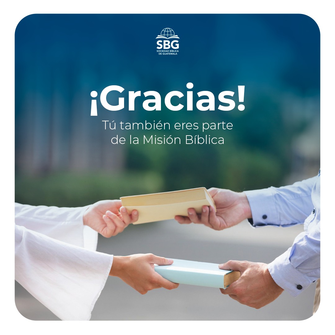 🍂¡Es tiempo de dar gracias y regalar sorpresas! 🎁 🍂
Gracias por tu increíble apoyo en la Misión Bíblica en SBG. ¡Nada mejor que hacerlo con un giveaway lleno de gratitud! ✨
¿Qué puedes ganar? 🎉 Una Biblia de Estudio concisa
¿Cómo participar? 
1️⃣ Dale like a esta publicación ❤️
2️⃣ Comenta un motivo por el cual agradeces a Dios este año
3️⃣ ¡Bonus! Comparte esta publicación en tus historias y etiqueta a SBG.

*El ganador se anunciará el 28 de noviembre
* Se revisará que cumpla todas las instrucciones
* Si tienes tu perfil privado, envíanos una captura de tu historia con más de 10 hrs de publicación
📍 Giveaway exclusivo para Guatemala
#Giveaway #GT #Guatemala #Biblia #Estudio #Devocional #SociedadBiblica #SBG #FYP #Giveaway #ThanksgivingGiveaway #Gratitud #GraciasATodos #SorteoDeAccionDeGracias