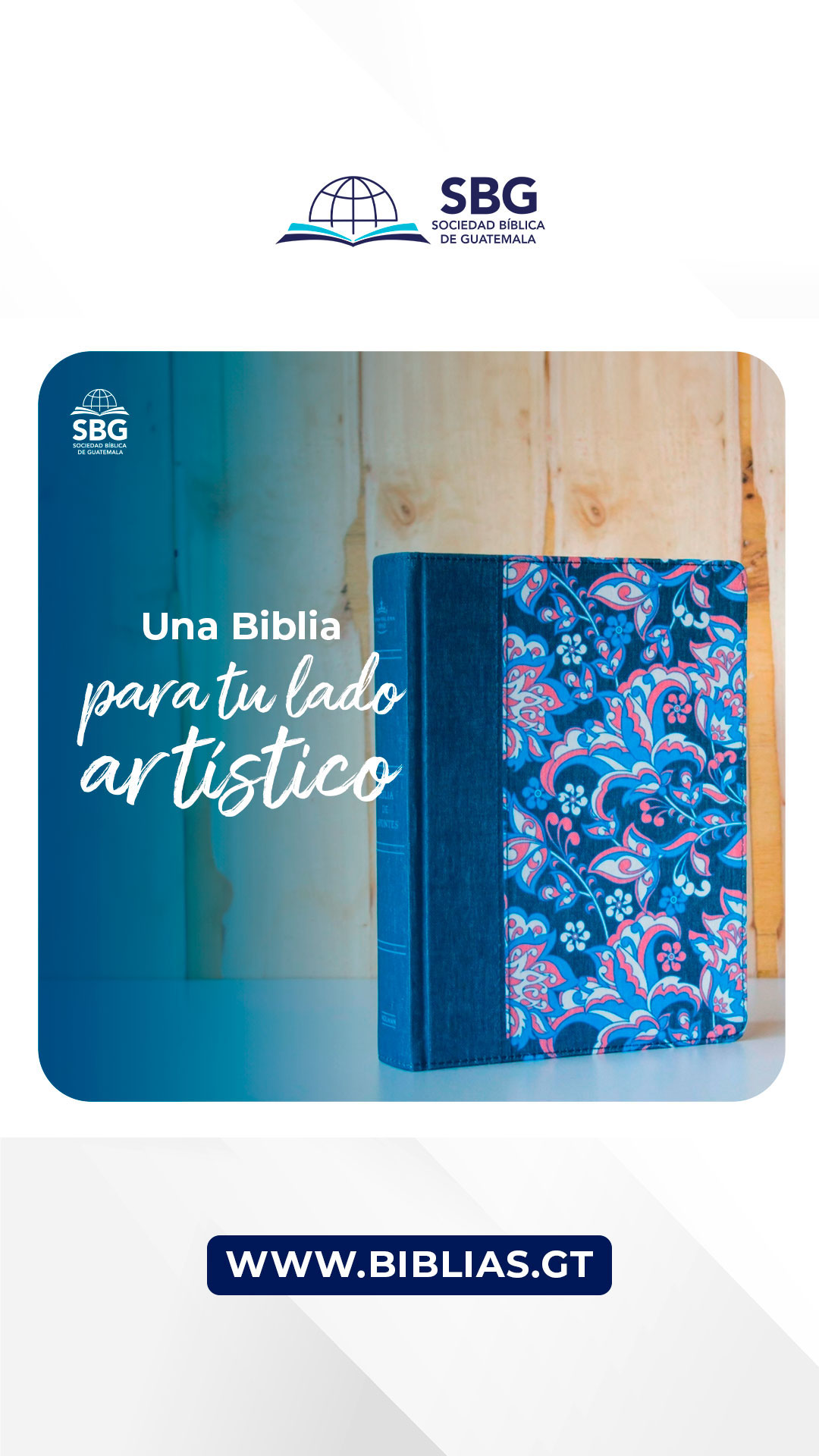 Una Biblia para tu lado artístico 🎨🖌
Escribe, dibuja, colorea en tu Biblia para plasmar la creatividad de Dios a través de Su Palabra. 📖✨ ¿Te gustaria una Biblia edición artística? Visita www.biblias.gt para comprar con el 30% de descuento ¡Toda la tienda en línea! 💻
#SBG #SociedadBiblica #Guatemala #Biblia #CasaDeLaBiblia #Guate #TiendaEnLinea #Compra #Facil #Moderno #Bendicion #BibleWeek #Ofertas #OfertasOnline #Online #BlackFriday